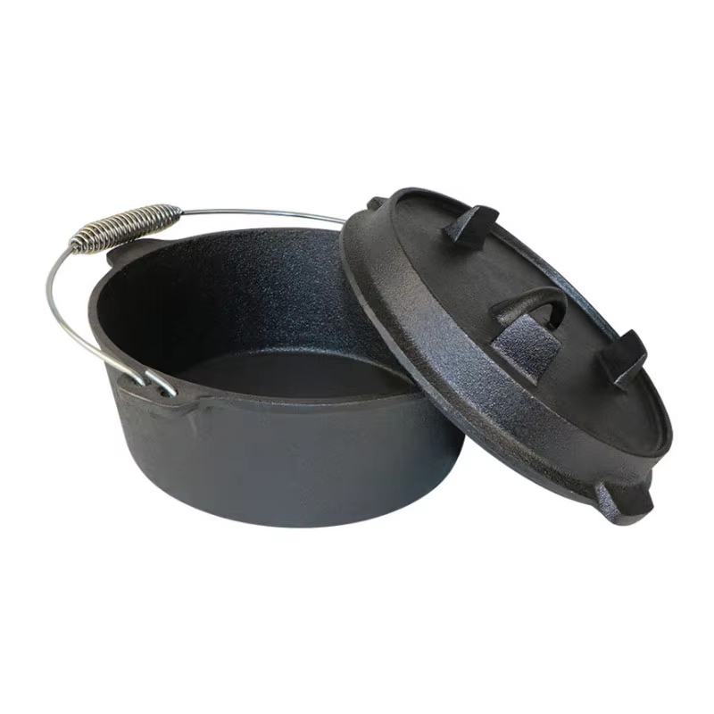 25cm Cast Iron Dutch Oven Camp - Camp Dutch Oven Cast ulasan dan harga