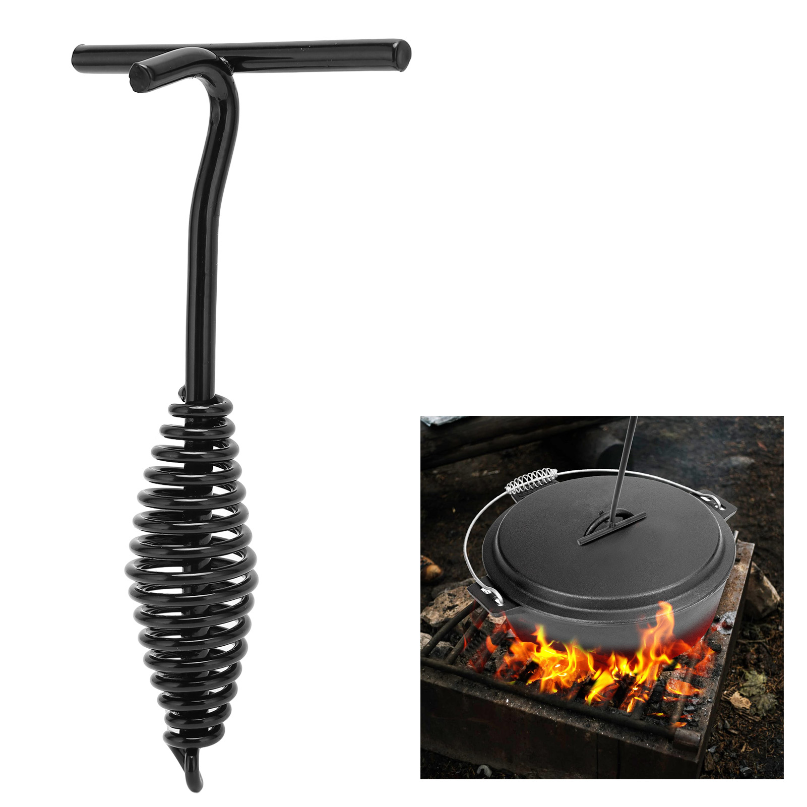 19.5cm Dutch Oven Lid Lifter C - Camp Dutch Oven Cast ulasan dan harga