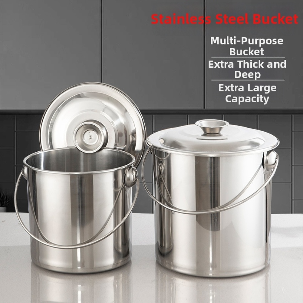 /Stainless /Steel /Thickened P - Camping Cooking Container ulasan dan harga