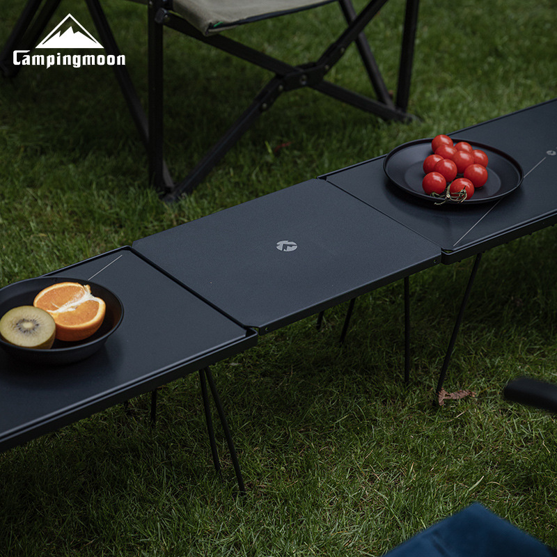 CAMPINGMOON T-229-9BK-2P two-p - Camping Cooking Table ulasan dan harga