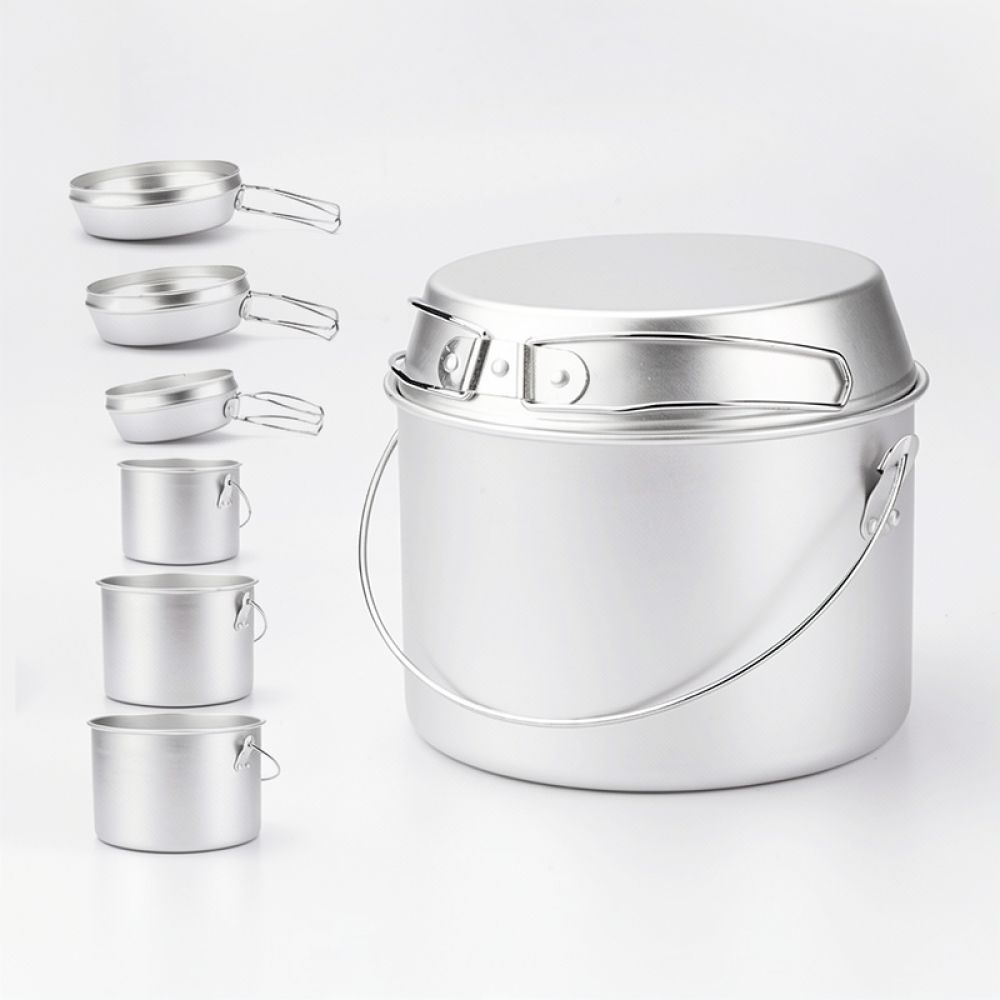 Outdoor Aluminum Cookware For  - Camping Cooking Dining Set ulasan dan harga