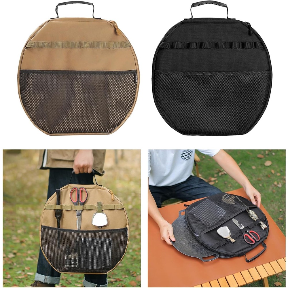 Grill Pan Storage Bag, Portabl - Camping Cooking Organizer ulasan dan harga